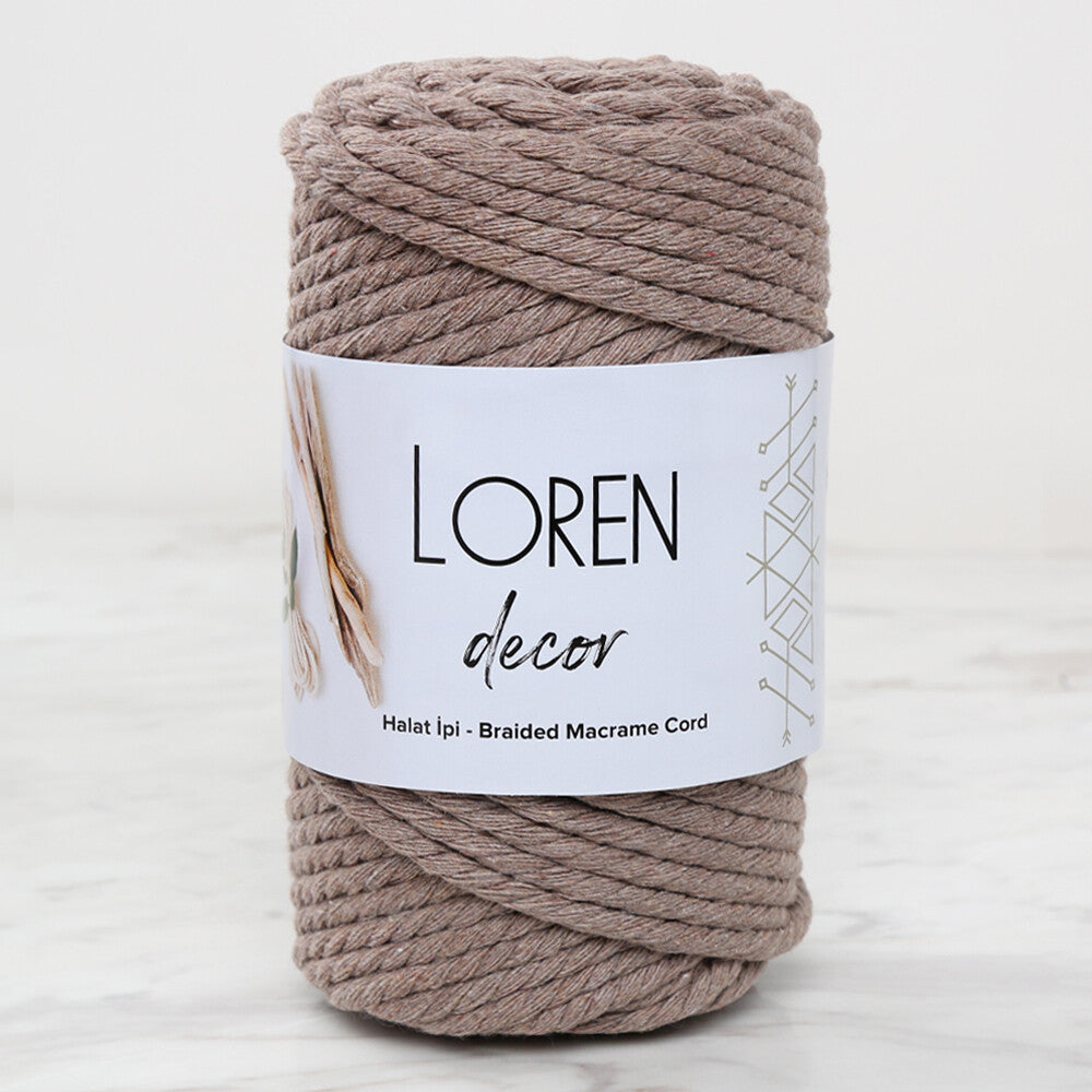 Loren Decor 3 Büküm Makrome İpi Vizon - L143